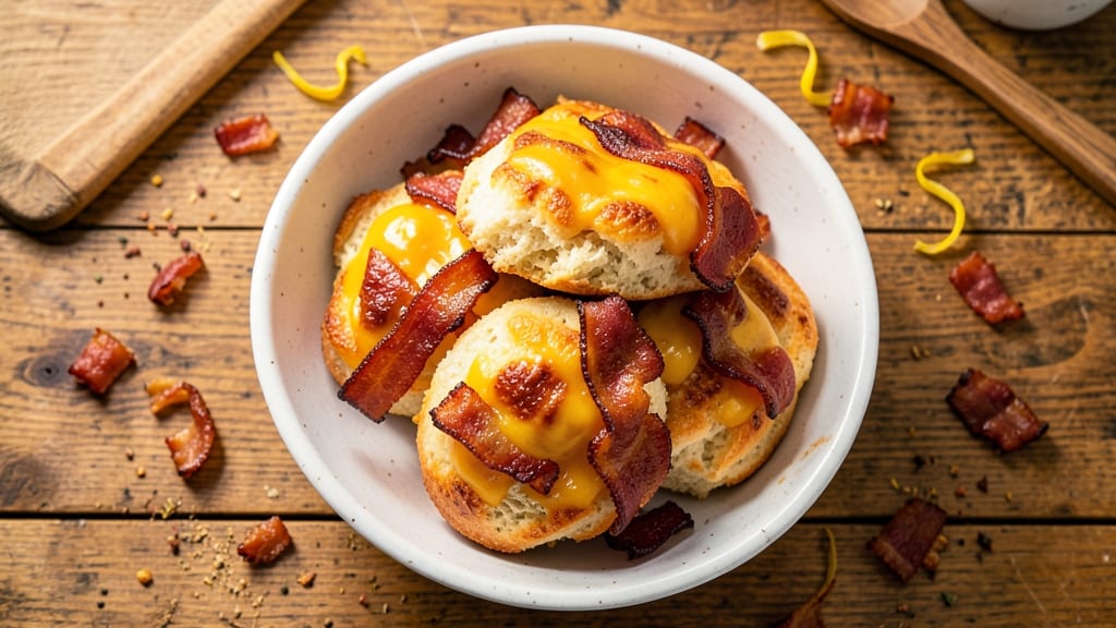 Bacon and Cheese Biscuit Recipe: Flaky Layers With Smoky-Sweet Bite