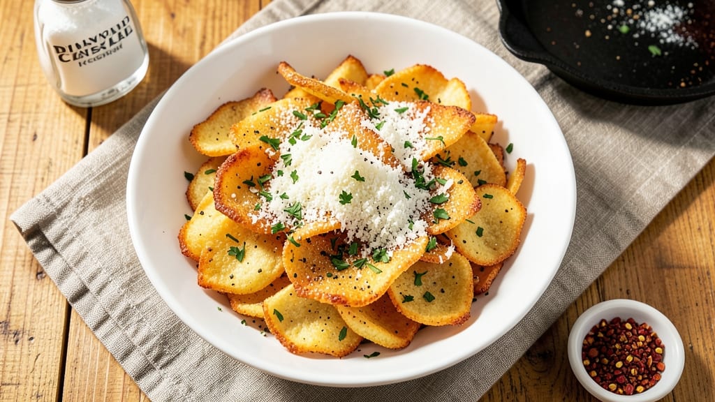 Baked Parmesan Cheese Crisps Recipe: Crunchy Bites with Zero Mess