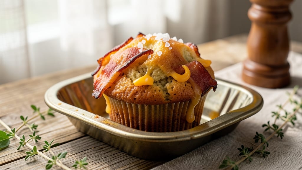 Bacon and Cheese Muffins Recipe: Fluffy Bites With Salty-Sweet Pull-Apart Magic