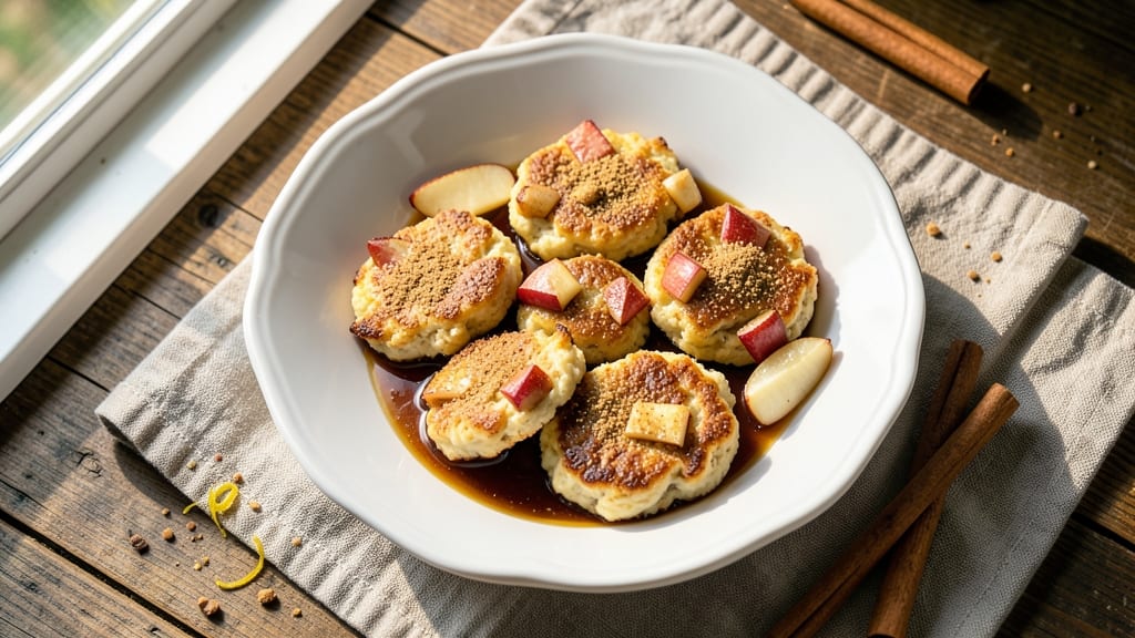 Apple Cinnamon Cottage Cheese Fritters Recipe: Warm Spiced Crunch With Hidden Protein