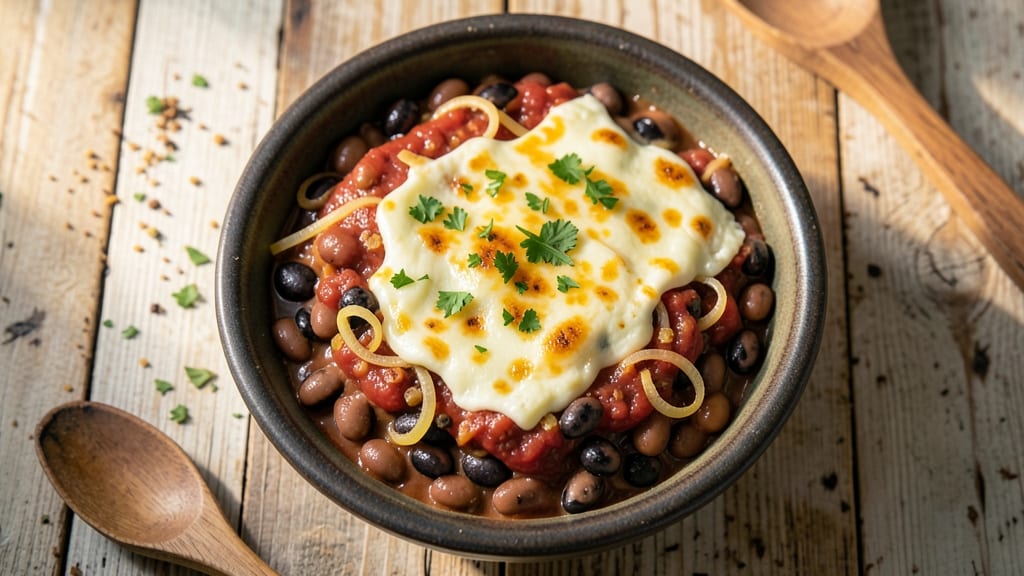 Baked Beans and Cheese Recipe: Crispy-Topped Casserole With Gooey Melt