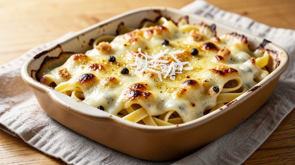 Alice Waters' Cheese and Pasta Gratin Recipe: Golden Crust, Melty Cheese Rivers