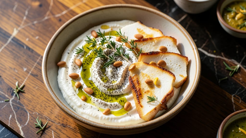 Arabic Cheese Recipe: Smoky Za'atar and Labneh Stuffed Delight