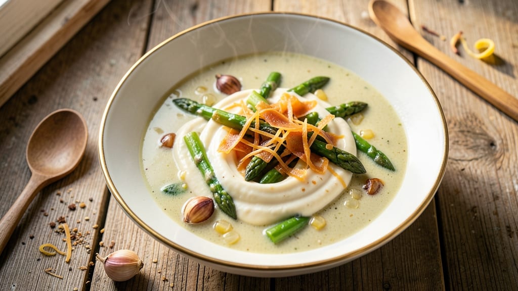 Asparagus and Cheese Soup Recipe: Velvety Green Comfort in 25 Minutes