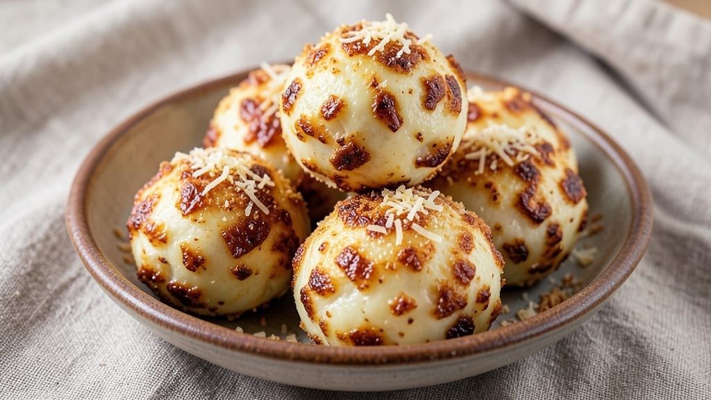 Bburinkle Cheese Balls Recipe: Crispy Parmesan Crunch With Melty Cheese Rivers