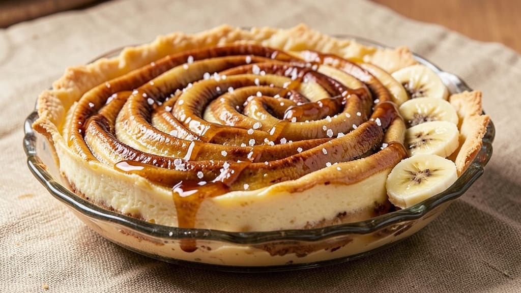 Banana Cheese Pie Recipe Bern's: Triple-Layered Crunch With Caramelized Banana Streaks