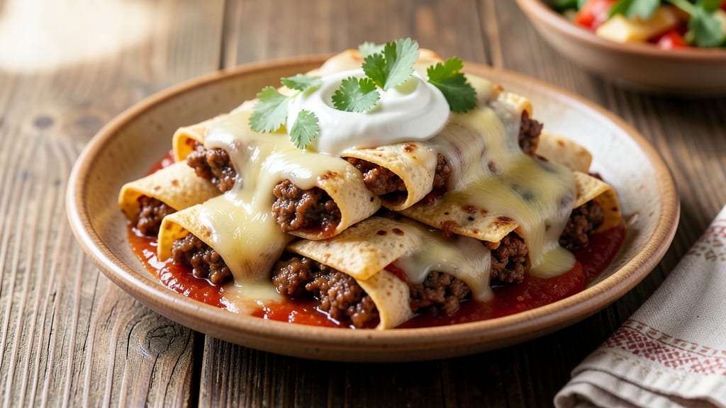 Amy's Cheese Enchiladas Recipe: Triple-Layered Cheese Hugs With Spiced Tomato Heat