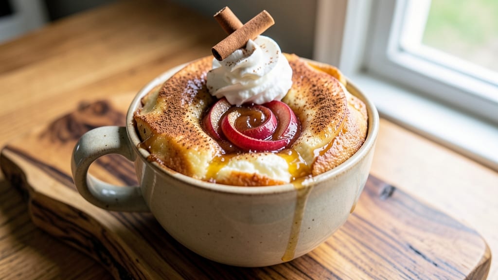 Apple Cinnamon Cottage Cheese Mug Cake Recipe: Warm Spice-Packed Single-Serve Magic