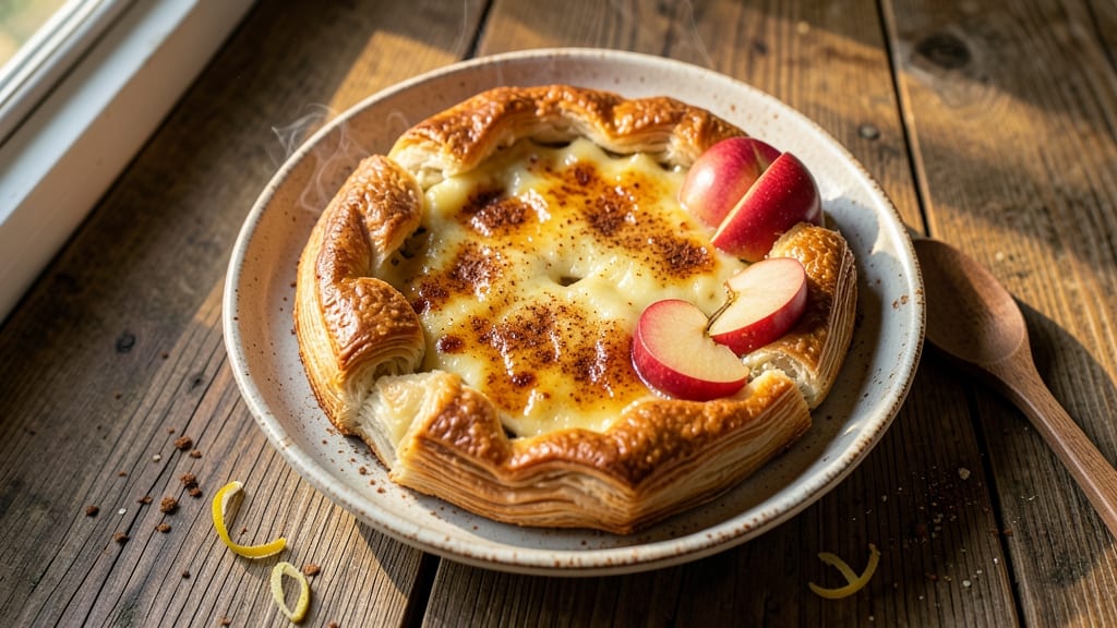 Apple Cheese Pastry Recipe: Flaky Crust with Spiced Apple-Cheddar Filling