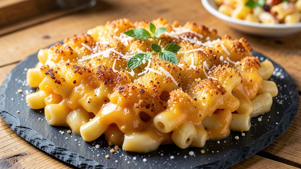 Baked Mac and Cheese Topping Recipe: Triple-Layered Crunch With Buttery Breadcrumbs