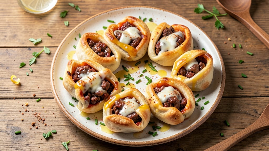 Beef and Cheese Piroshki Recipe: Flaky Dough Wrapped in Savory Filling Bites