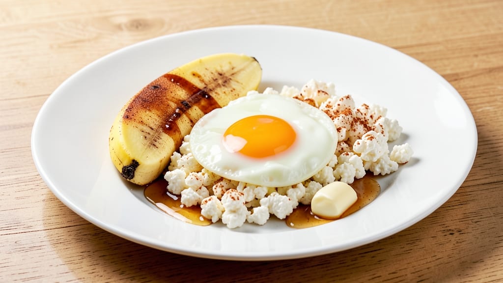 Banana Cottage Cheese Egg Recipe: High-Protein Fluffy Scramble