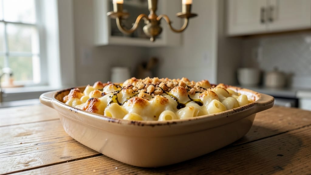 Baked Mac and Cheese Recipe Preppy Kitchen: Triple-Cheese Crust That Cracks Under Spoon Pressure