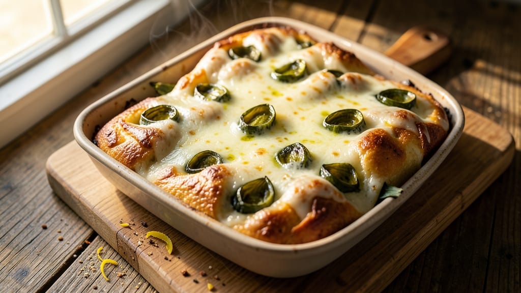 Artichoke Cheese Bread Recipe: Flaky Crust With Gooey Mozzarella Pulls