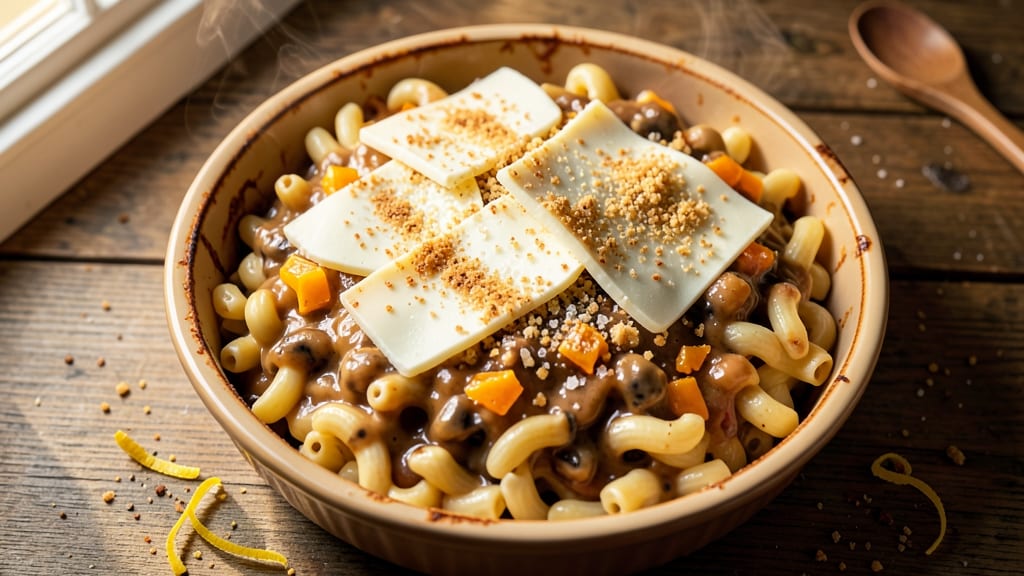 Baked Mac and Cheese Recipe with Cream of Mushroom Soup: Umami-Deep Cheese Sauce in One Pan