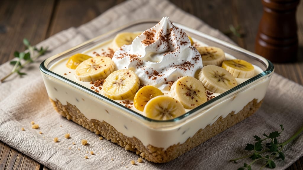 Banana Pudding Recipe With Cream Cheese and Graham Crackers: Triple-Layered Bliss in 15 Minutes