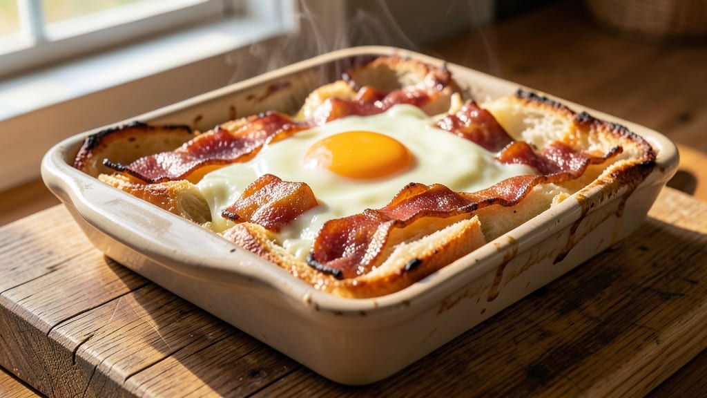 Amish Bacon, Egg, and Cheese Bread Recipe: Flaky Layers With Savory Fillings