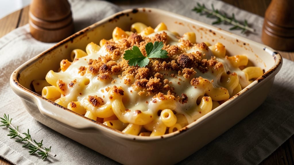 Baked Macaroni and Cheese Recipe From Scratch: Crispy Top, Gooey Core Magic