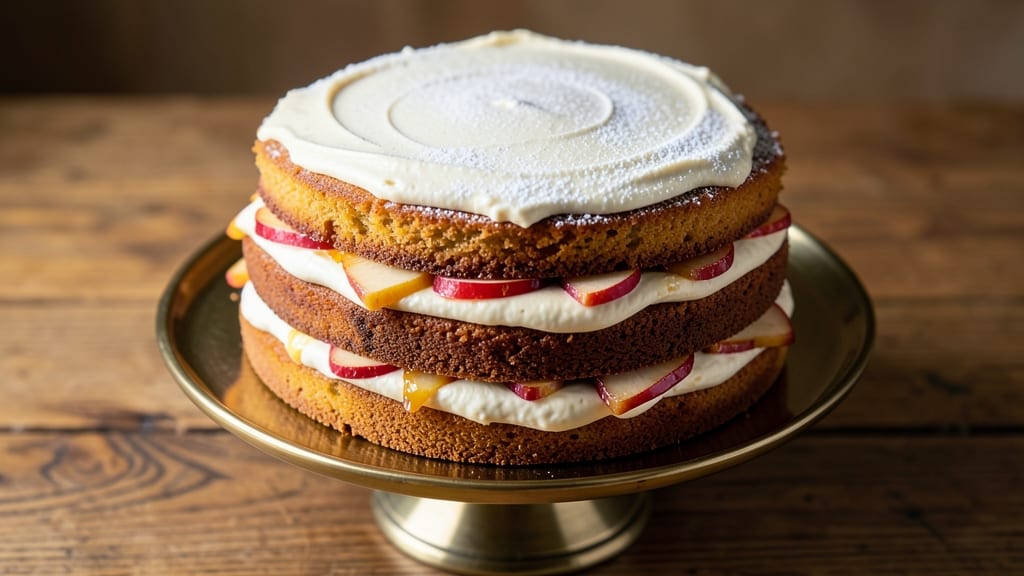 Apple Cream Cheese Pound Cake Recipe: Vanilla-Infused Layers With Gooey Streaks