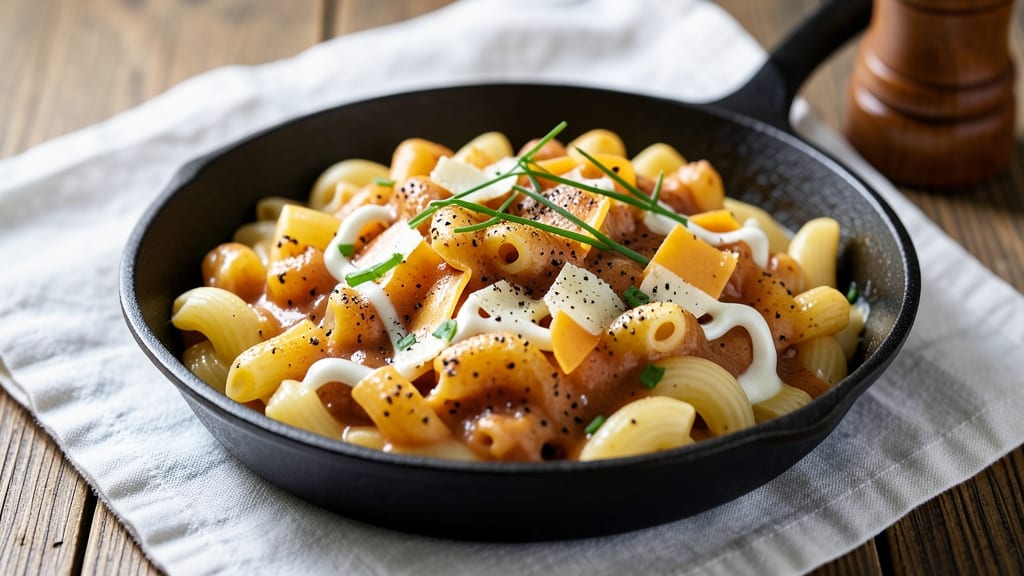 9x9 Mac and Cheese Recipe: Triple-Layered Crunch With Gooey Cheese Rivers