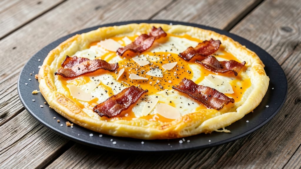Bacon, Egg, and Cheese Omelette Recipe: Fluffy Layers With Crispy Bacon Bites