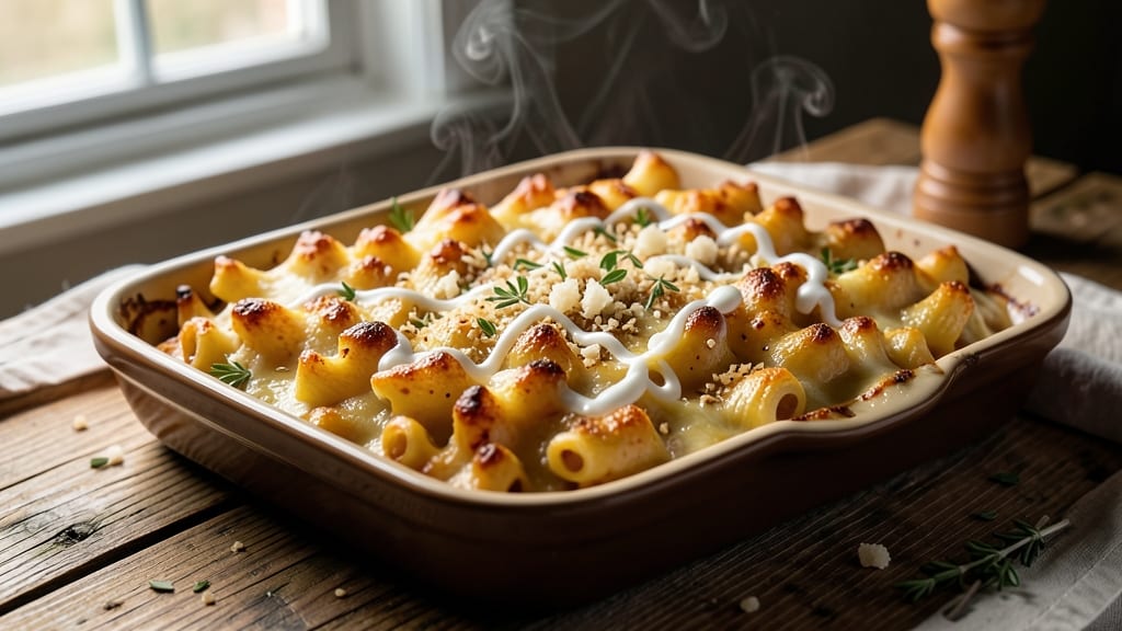 Baked Mac and Cheese Recipe for 20: One-Pan Crowd-Pleaser With Crispy Top