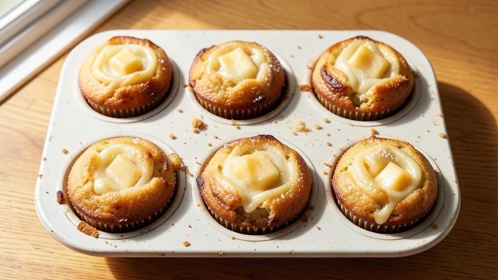 Basic Cheese Muffins Recipe: Golden Crusts With Pull-Apart Cheese Rivers