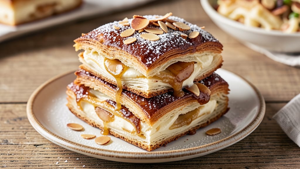 Almond Cream Cheese Danish Recipe: Flaky Layers with Nutty Sweetness and Creamy Filling