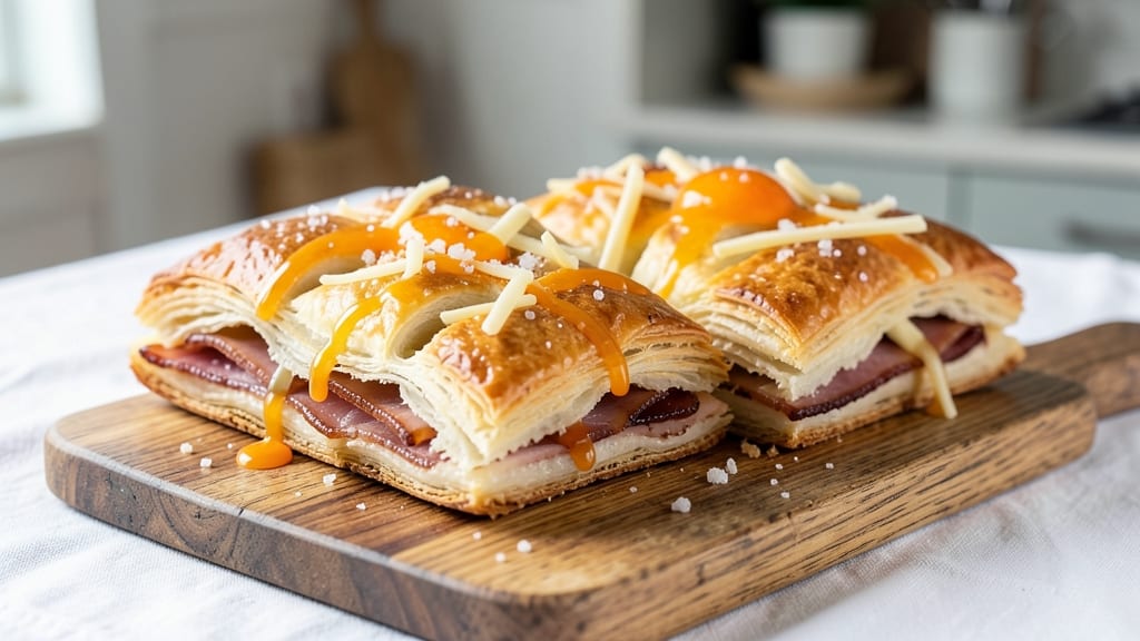 Barefoot Contessa Ham and Cheese Puff Pastry Recipe: Flaky Layers With Gooey Melts