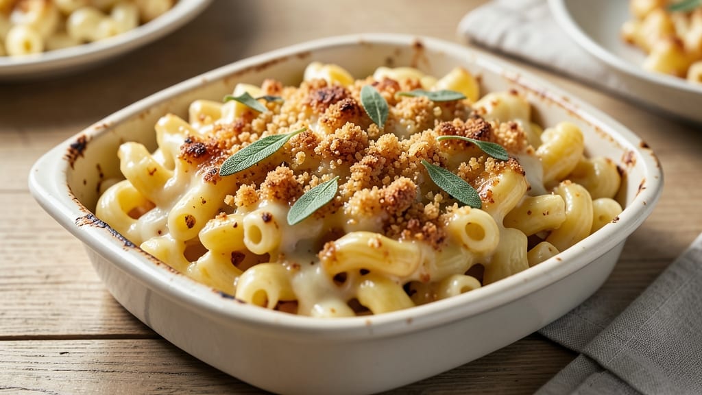 Baked Mac and Cheese Recipe for 12: Crispy Top, Melty Cheese Crowd-Pleaser