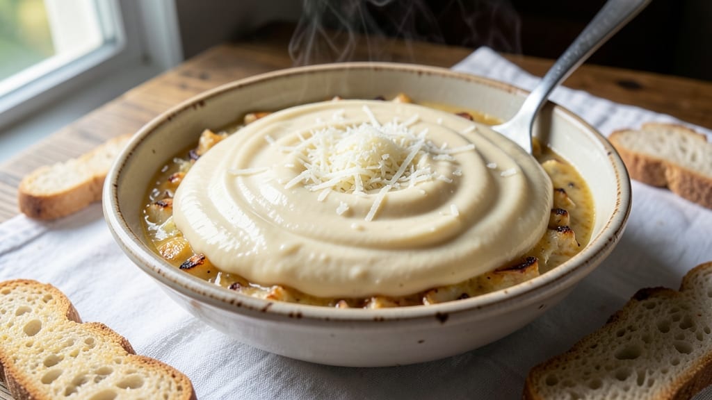 Alfredo Cheese Dip Recipe: Velvety Creaminess With Crispy Bread Pairing