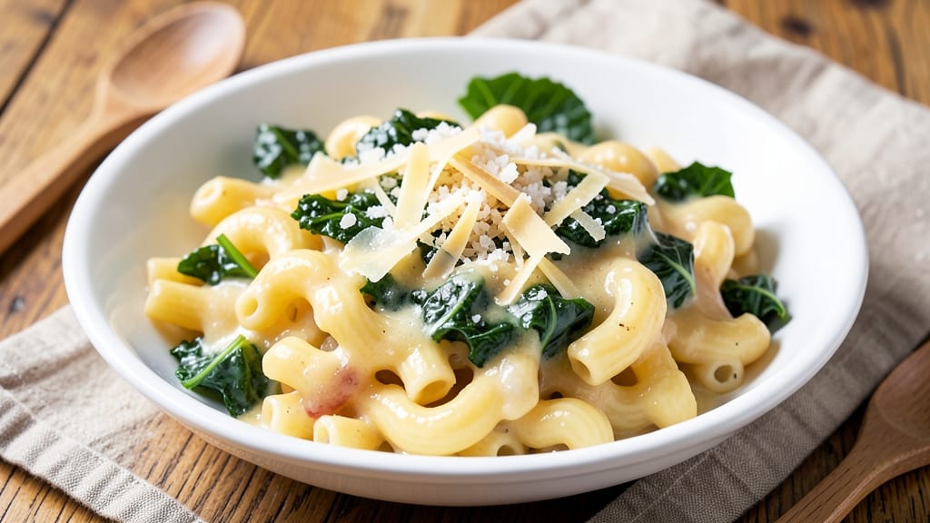 Amy's Creamy Kale Mac and Cheese Recipe: Bold Greens Blend Into Rich Cheese Sauce