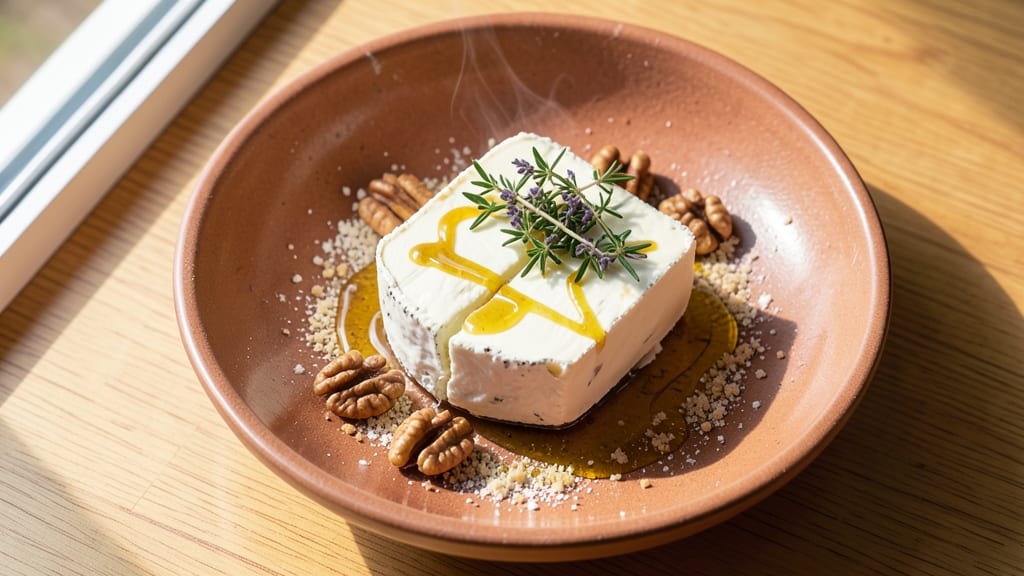 Aged Goat Cheese Recipe: Honey-Thyme Crust With Tangy Depth