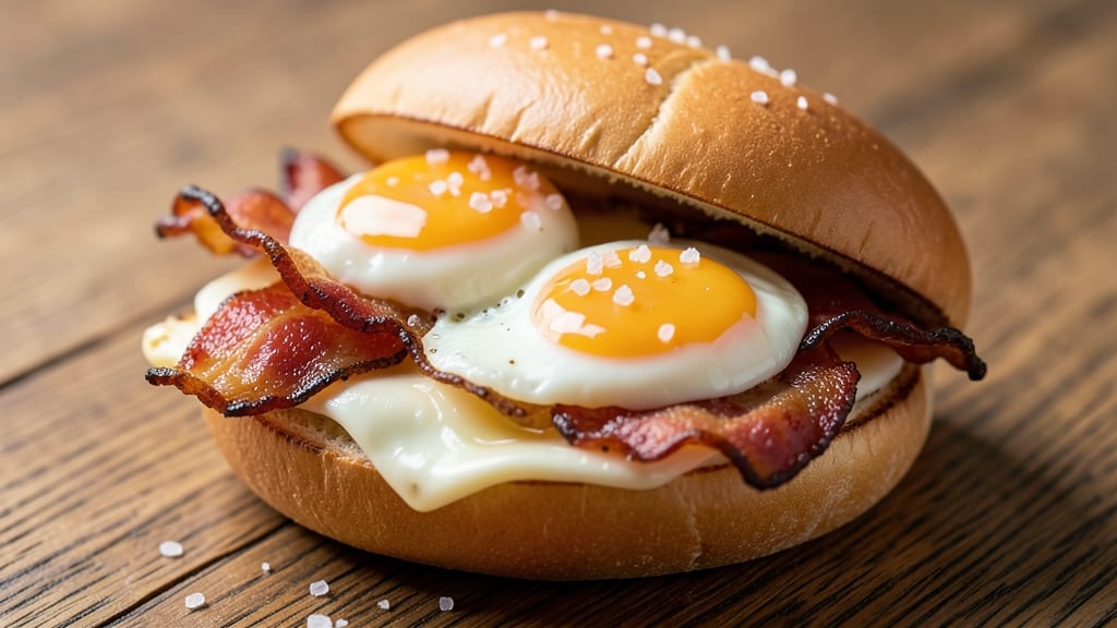 Bacon Egg and Cheese Roll Recipe: Crispy-Crusted Breakfast Sandwiches in 10 Minutes