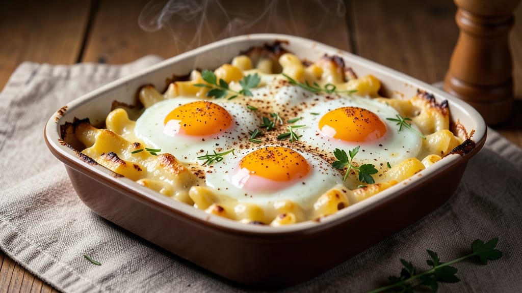 Baked Mac and Cheese Recipe Using Eggs: One-Pan Breakfast Brilliance With Extra Richness
