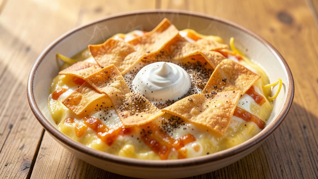 Baked Mexican Cheese Dip Recipe: Crunchy Tortilla Top Meets Melty Queso Magic