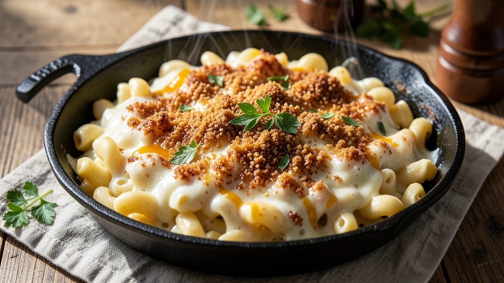 Baked Macaroni and Cheese Recipe Velveeta Bread Crumbs: Triple-Layered Crunch Meets Melty Cheese Magic