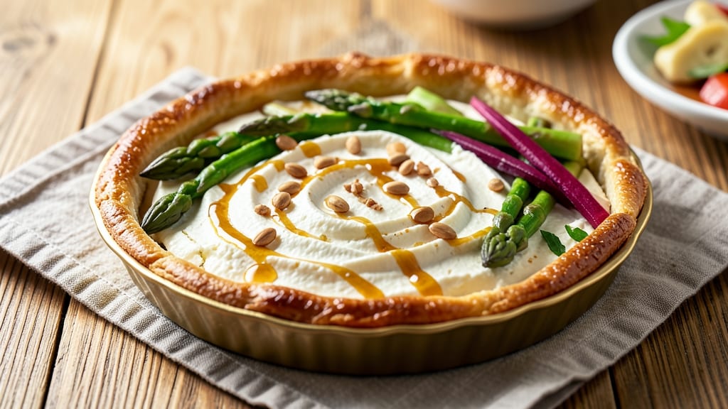 Asparagus Goat Cheese Tarts Recipe: Crispy Pastry Hugs Creamy Herbed Filling