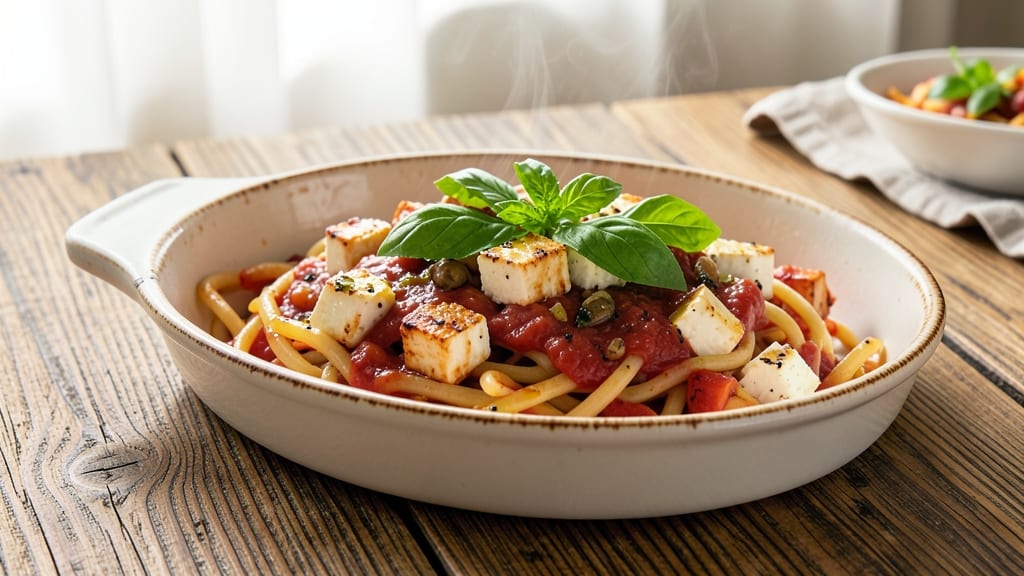 Baked Feta Cheese Pasta Recipe: Salty Crunch Meets Creamy Tomato