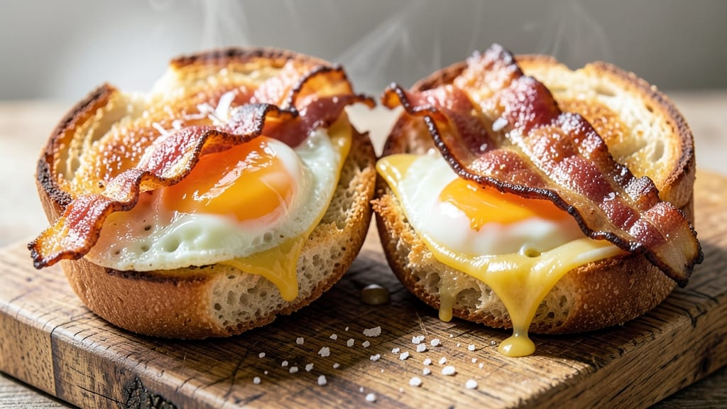 Bacon, Egg, and Cheese Bread Recipe: Flaky Layers With Melty Cheese Pulls