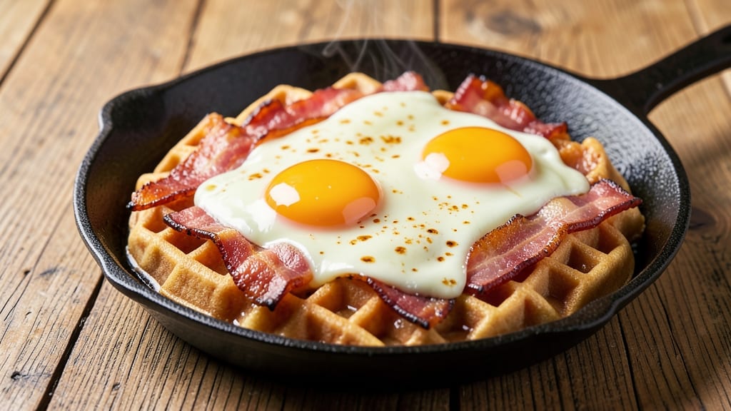 Bacon Egg and Cheese McGriddle Recipe: Crispy Waffle Sandwiches With Gooey Pull-Apart Bites
