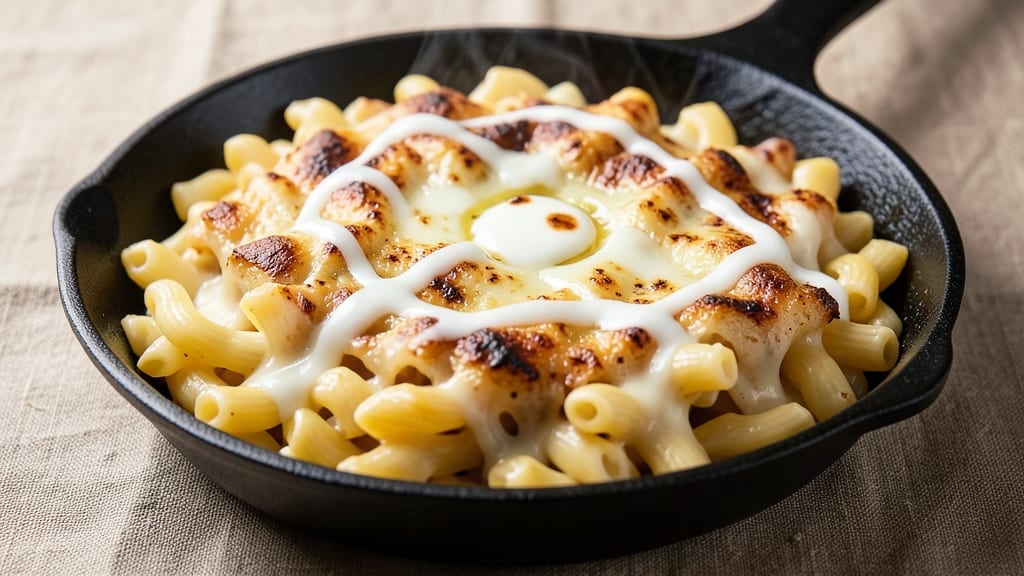 BB King Mac and Cheese Recipe: Smoky Bacon Bits and Triple-Cheese Crunch Top