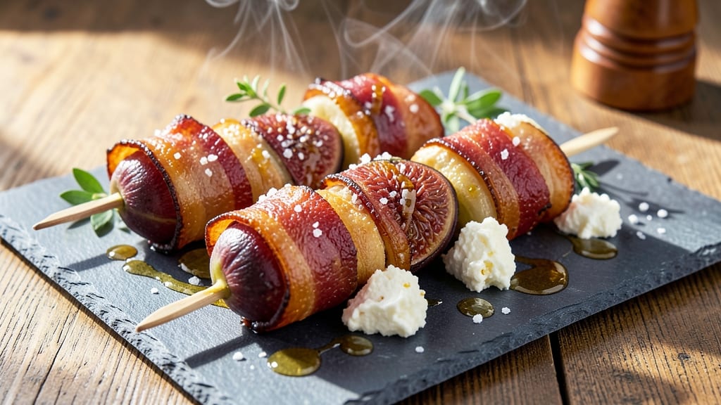 Bacon-Wrapped Figs with Goat Cheese Recipe: Sweet-Savory Balance in 15 Minutes