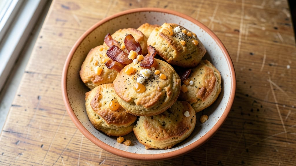 Bacon Cheese Scones Recipe Easy: Flaky Layers With Smoky-Salty Crunch