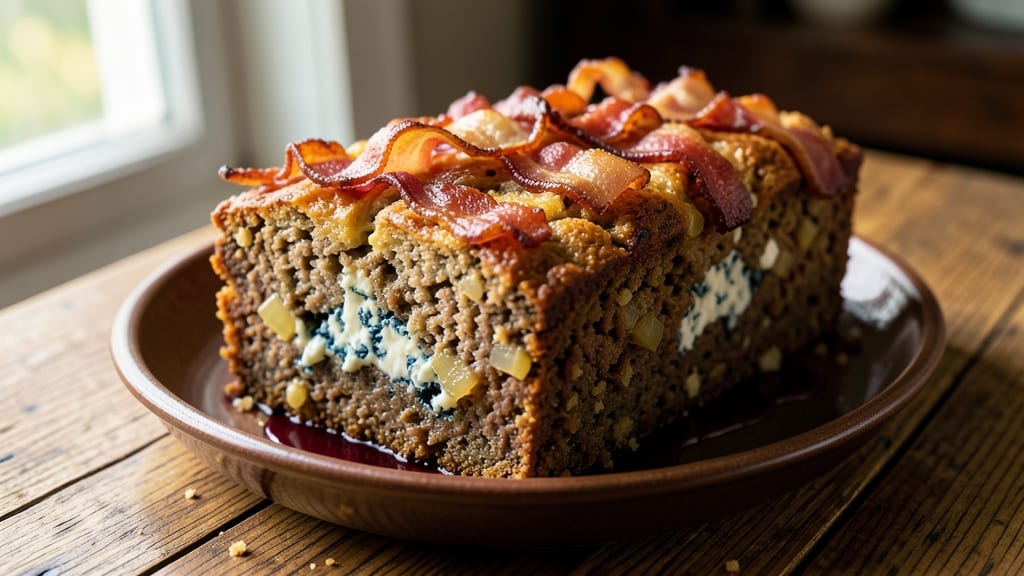 Bacon Blue Cheese Meatloaf Recipe: Smoky-Spiced Crunch With Gooey Pull-Apart Bites