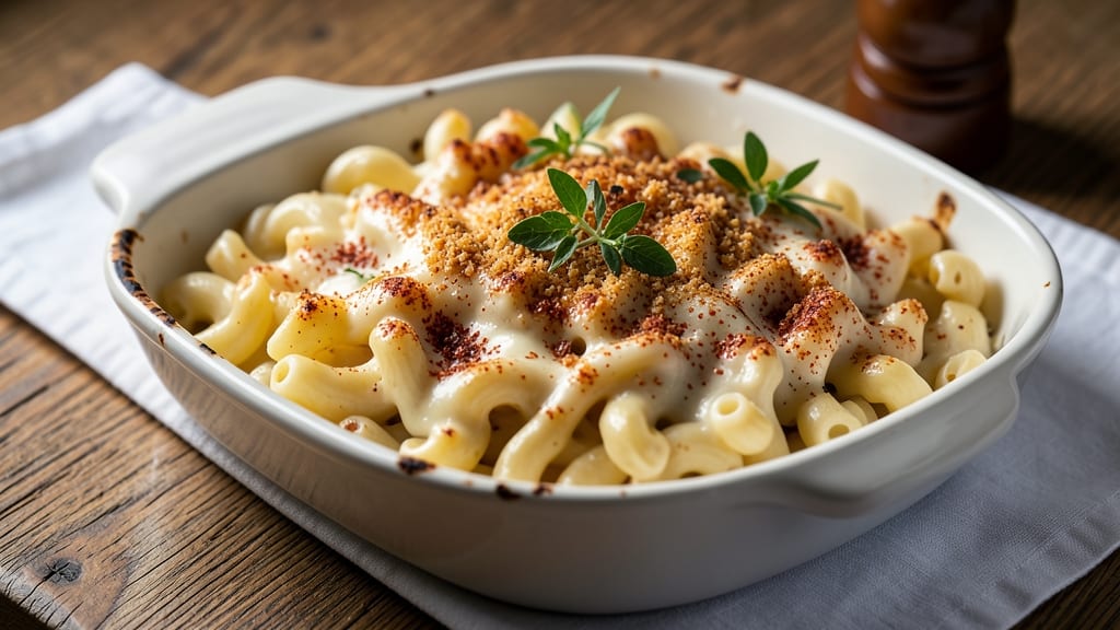 Alton Brown's Mac and Cheese Reloaded Recipe: Crispy Top, Gooey Core Magic