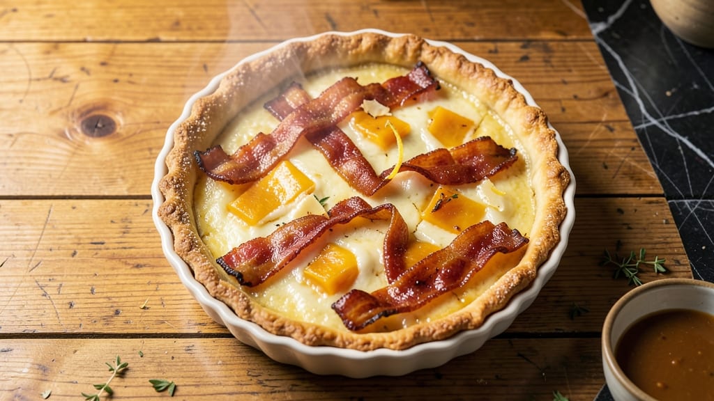 Bacon and Cheese Quiche Recipe With Milk: Crispy Crust and Gooey Fillings in One Bite