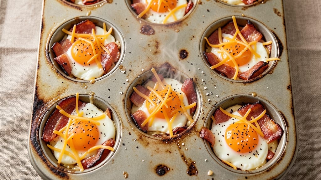 Bacon Egg and Cheese Breakfast Cups Recipe: Stacked Savory Layers for Grab-and-Go Mornings