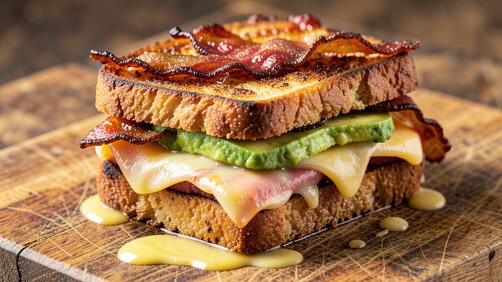 Bacon Avocado Grilled Cheese Recipe: Crispy-Edged Luxury With Melty Layers