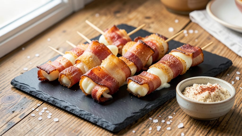 Bacon Cheese Sticks Recipe: Crispy Bites with Melty Pull-Apart Strings
